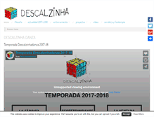 Tablet Screenshot of descalzinhadanza.com